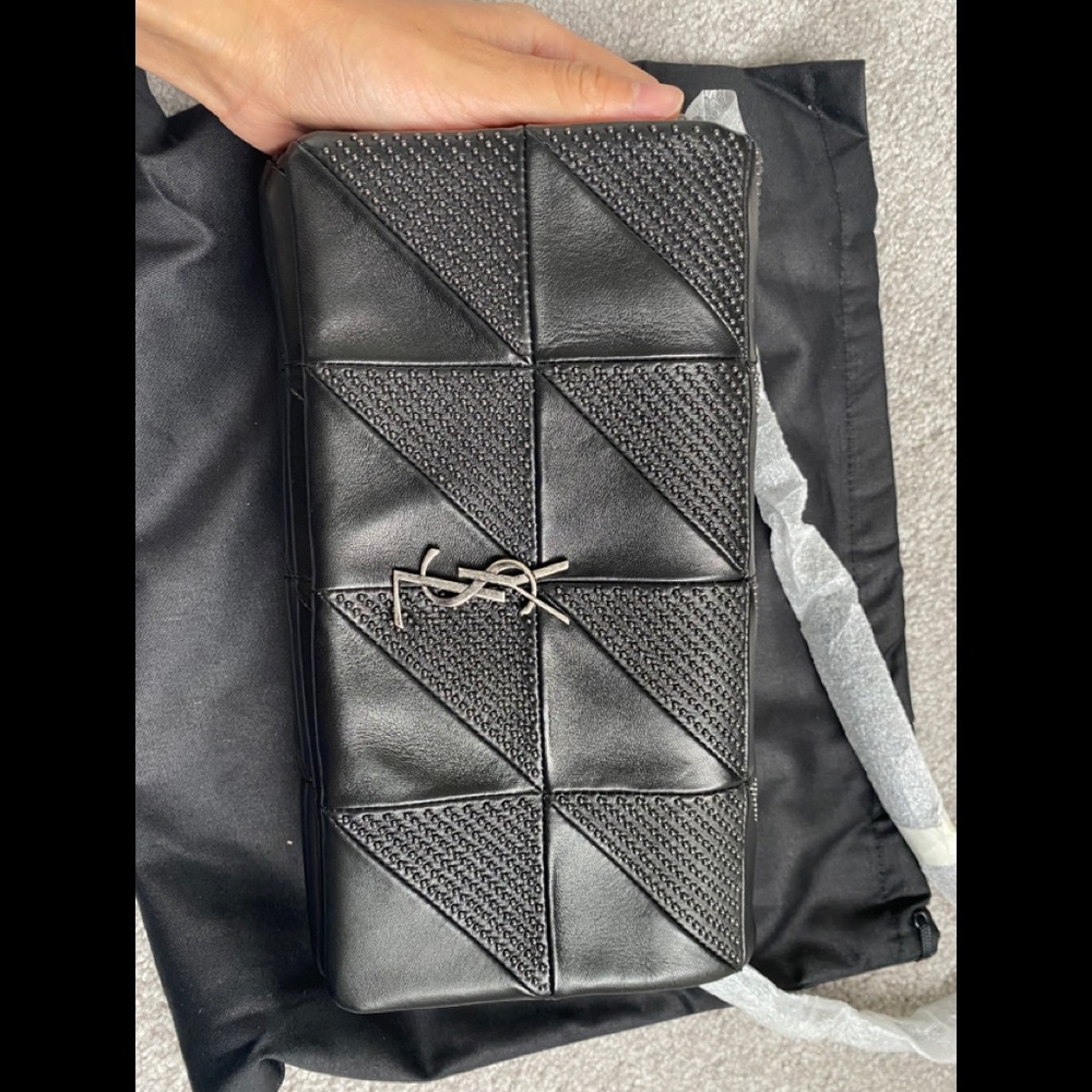 YSL studded Jamie lambskin baguette shoulder bag